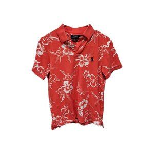 Ralph Lauren Polo Floral Tropical Printed Short Sleeve Polo Shirt mens Small